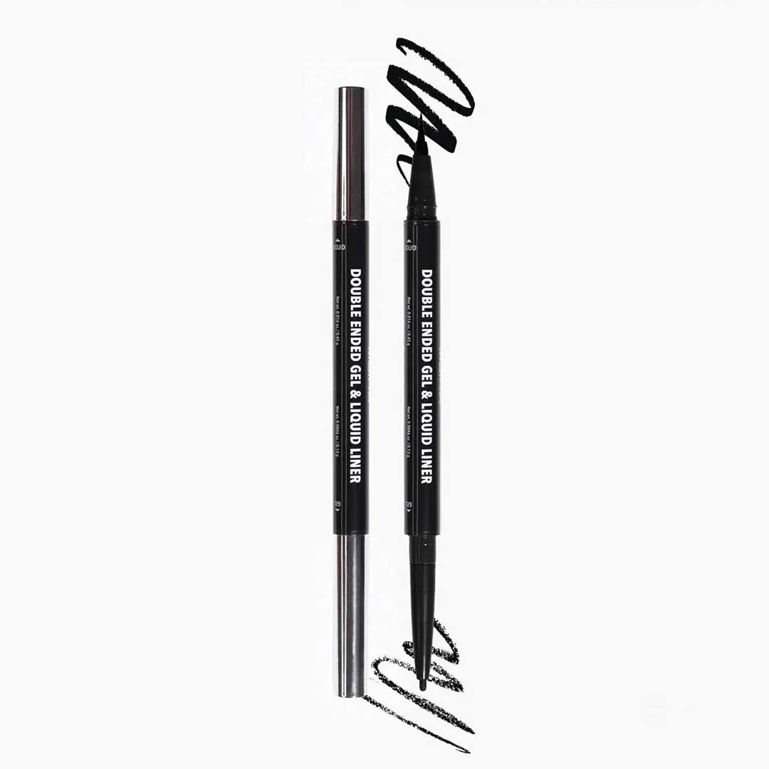Double Ended Gel & Liquid Liner (001, Black)