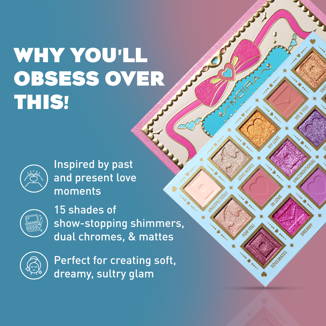 I Am Falling For you Pressed Pigment Palette
