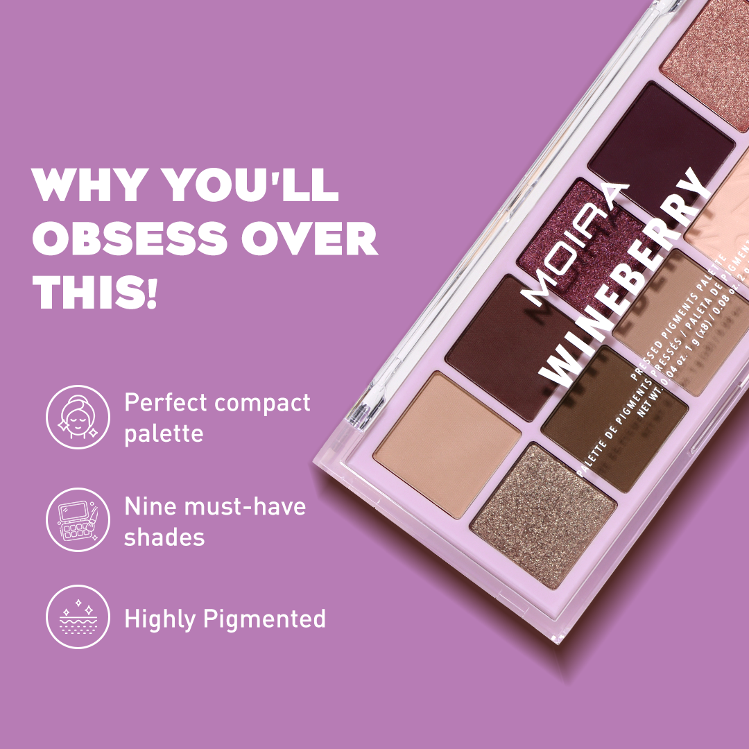 Wineberry Pressed Pigment Palette
